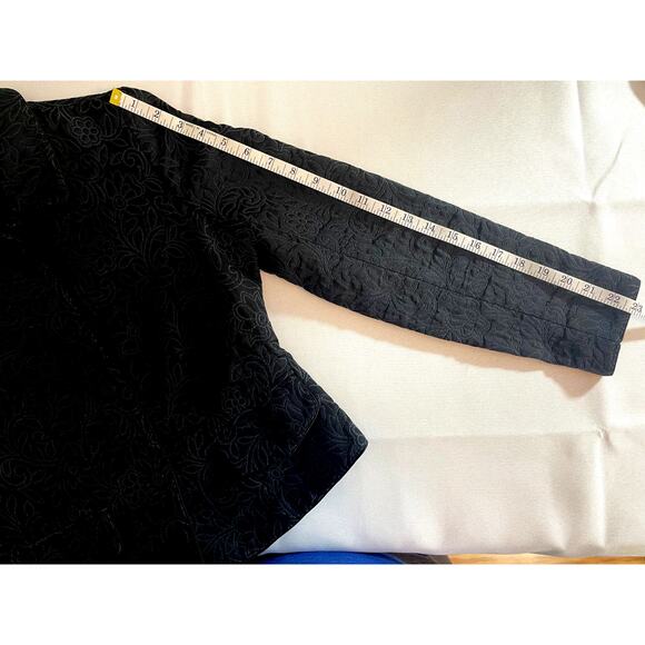 JACLYN SMITH CLASSIC BLAZER, SIZE SMALL, EMBROIDERED - Picture 8 of 9